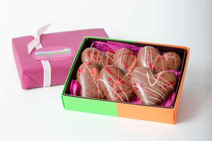 Gift Wrapped Hearts, 6 pack