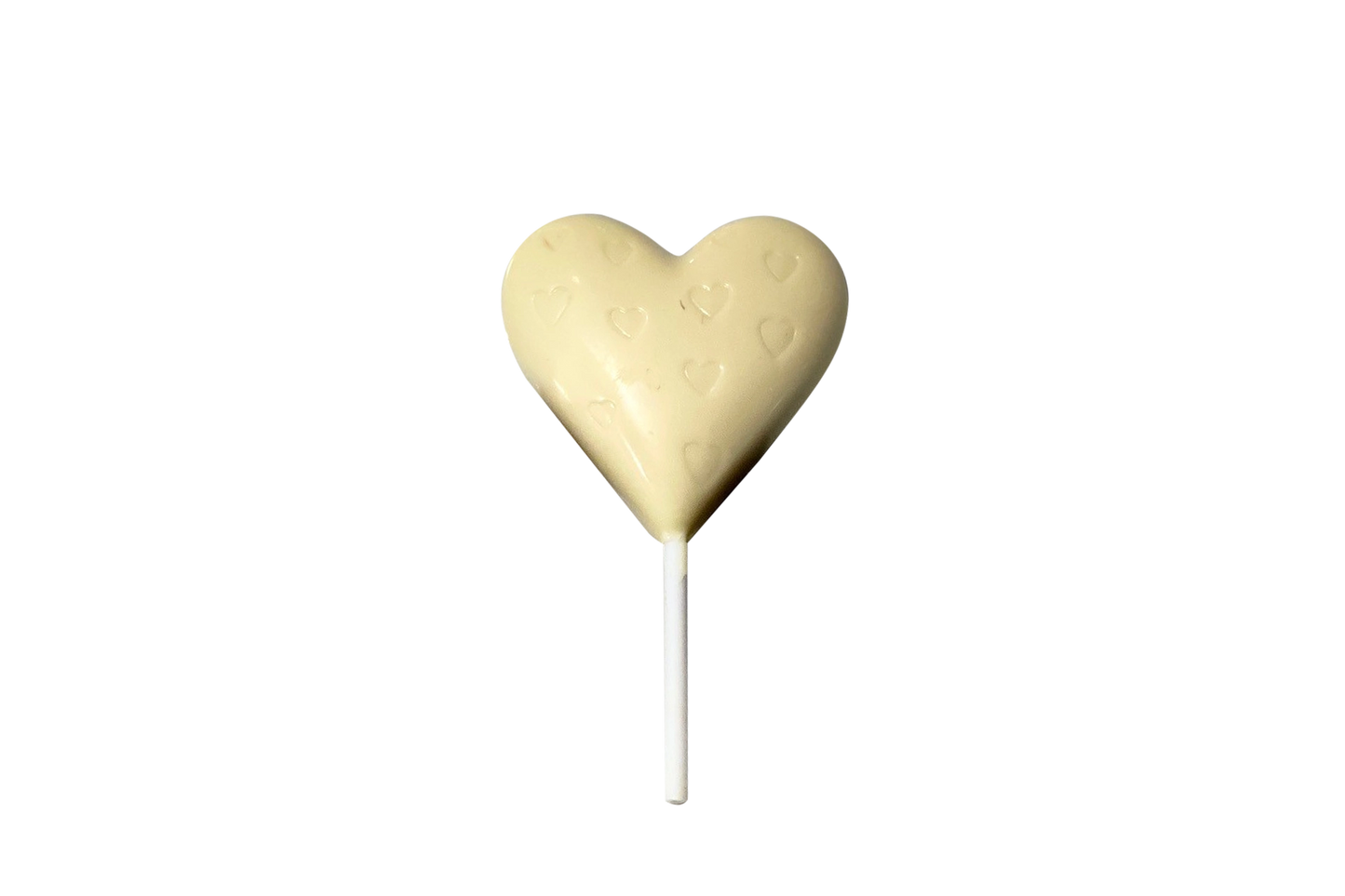 Heart White Chocolate Pop 20g