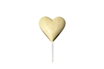 Heart White Chocolate Pop 20g