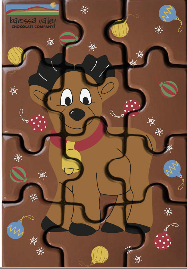 Milk Chocolate Rudi the Reindeer Puzzle