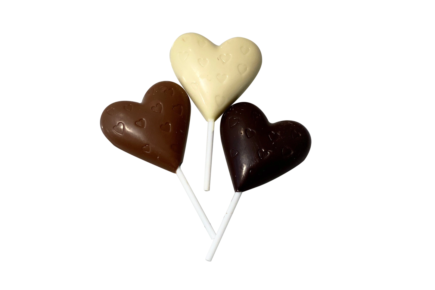 Heart White Chocolate Pop 20g