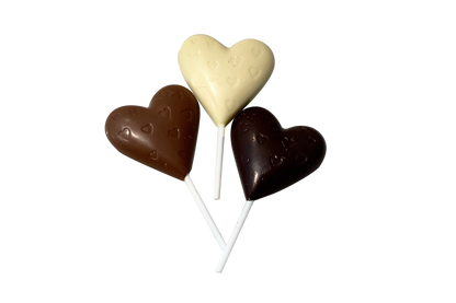 Heart White Chocolate Pop 20g